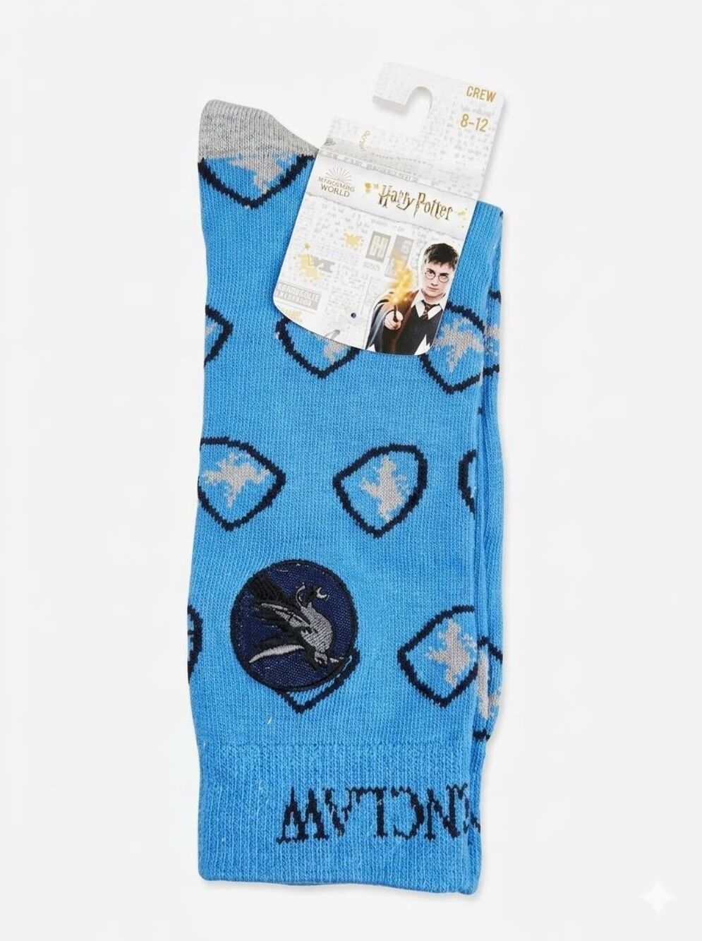 🔹️NWT Bioworld Blue Harry Potter Ravenclaw Novelty Socks Size 5-10